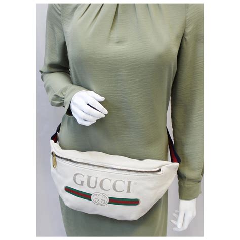 gucci bumbag white|best Gucci belt bag.